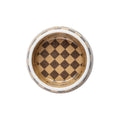 Load image into Gallery viewer, Tan Checker Chewy Vuiton Bowl - 3 Sizes!! Dog Bowls: Medium