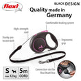 Load image into Gallery viewer, Flexi Black Design Cord 5m Pink