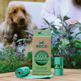 Load image into Gallery viewer, Beco Unscented Recycled Poop Bags for Dogs Eco-Friendly Biodegradable Dog Waste Bags with Handles x120 Pack
