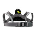 Load image into Gallery viewer, Animal Instincts Flashing Safety Dog Harness USB Rechargeable Full Shine Nylon Grey/Orange S 60cm