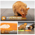 Load image into Gallery viewer, Hyper Pet IQ Treat Mat Reward and Calm Orange and Green 2pack Small