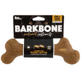 Load image into Gallery viewer, Pet Qwerks Dinosaur BarkBone Peanut Butter Wood Chew Toy Medium