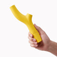 Load image into Gallery viewer, Beco Natural Rubber Dog Toy Super Stick Chew Toy Durable for Aggressive Chewers Yellow