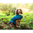 Load image into Gallery viewer, Henry Wag Teal Quilted Dog Jacket Small 40cm