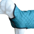 Load image into Gallery viewer, Henry Wag Teal Quilted Dog Jacket Extra Large 65cm