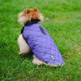 Load image into Gallery viewer, Henry Wag Purple Quilted Dog Jacket Extra Small 35cm