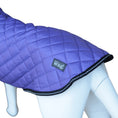 Load image into Gallery viewer, Henry Wag Purple Quilted Dog Jacket Large 55cm