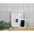 Load image into Gallery viewer, Oh So Precious Paw Print Ink Picture Frame A5 Baby Keepsake Handprint & Footprint Frame Personalized Nursery Gift