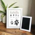 Load image into Gallery viewer, Oh So Precious Family Ink Prints Frame A5 Personalized Handprint & Footprint Keepsake for Home Decor