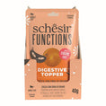 Load image into Gallery viewer, Schesir Functions Digestive Topper Adult Cat Pumpkin & Wheatgrass 40g Case of 12