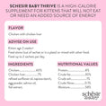 Load image into Gallery viewer, Schesir Baby Thrive High-Calorie Kitten Supplement – Chicken 20x8g
