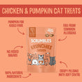 Load image into Gallery viewer, Scrumbles Krunchies Chicken Training Cat Pillow Treats 60g