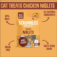 Load image into Gallery viewer, Scrumbles Chicken Niblets Treats 60g