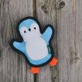 Load image into Gallery viewer, Beco Recycled Dog Toy Rough and Tough Penguin Small Eco-Friendly Durable Chew Toy for Dogs