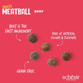 Load image into Gallery viewer, Schesir Dog Snack Beef Meatballs 225g
