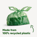 Load image into Gallery viewer, Beco Recycled Poop Bags Mint Scented with Handles 120 Pack Eco-Friendly Dog Waste Bags