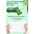 Load image into Gallery viewer, My Turf Biodegradable Pet Wipes 100% Natural, Eco-Friendly Cleaning for Pets, 15x20cm, 25pcs per Bag