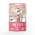 Load image into Gallery viewer, Rosewood Feline Festive Pick 'N' Mix Cat Treats 180g Holiday Snack Case of 10