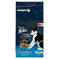 Load image into Gallery viewer, Felix Doubly Delicious Salmon & Vegetables Dry Cat Food 2kg