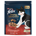 Load image into Gallery viewer, Felix Doubly Delicious Beef Chicken & Vegetables Dry Cat Food 750g