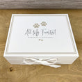 Load image into Gallery viewer, Oh So Precious Puppy First Keepsake Box Baby Memory Storage Gift for Newborns Personalized Infant Keepsake Organizer