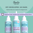 Load image into Gallery viewer, Charlie The Vet Ear Care Solution for Dogs & Cats Gentle Ear Cleaner, Soothes Irritation & Maintains Healthy Ears