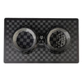 Load image into Gallery viewer, Black Checker Chewy Vuiton Bowl