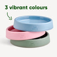Load image into Gallery viewer, Beco Steady Cat Bowl Green Non-Slip Eco-Friendly Pet Feeding Dish