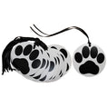 Load image into Gallery viewer, 50 Paw Print Gift Tags & Tying Ribbon - pet/dog hampers