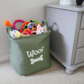 Load image into Gallery viewer, Rosewood Canvas Pet Toy Basket Durable Storage Organizer for Dogs & Cats Lightweight & Stylish Home Accessory