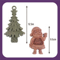 Load image into Gallery viewer, Rosewood Veggie Burst Santa & Tree Duo Dog Treats Chews for Healthy Snacks Set of 4