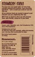 Load image into Gallery viewer, Rosewood Strawberry Sticks Strawberry Small Animal Treats, Crunchy Chew Snacks, 120g