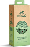 Load image into Gallery viewer, Beco Unscented Recycled Dog Poop Bags Eco-Friendly Leak-Proof Pet Waste Bags, 315 Count Pack