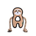 Load image into Gallery viewer, Beco Recycled Rough & Tough Sloth Medium Eco-Friendly Durable Plush Toy for Kids & Pets