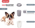 Load image into Gallery viewer, Dexas MudBuster Silicone Paw Washer Light Grey Dogs