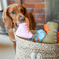 Load image into Gallery viewer, Beco Recycled Soft Tarka Triceratops Dog Toy Large Eco-Friendly Plush Chew Toy for Dogs