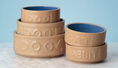 Load image into Gallery viewer, Mason Cash BlueCane Lettered Dog Bowls