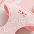 Load image into Gallery viewer, Luxe Adjustable Neck Harness - Baby Pink Heart: L
