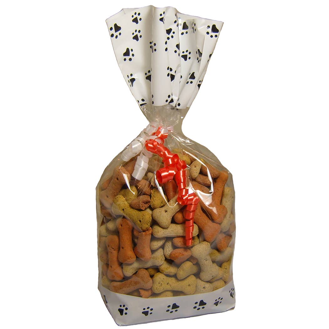 Paw Print Candy Sweet Bags - (medium pk100)