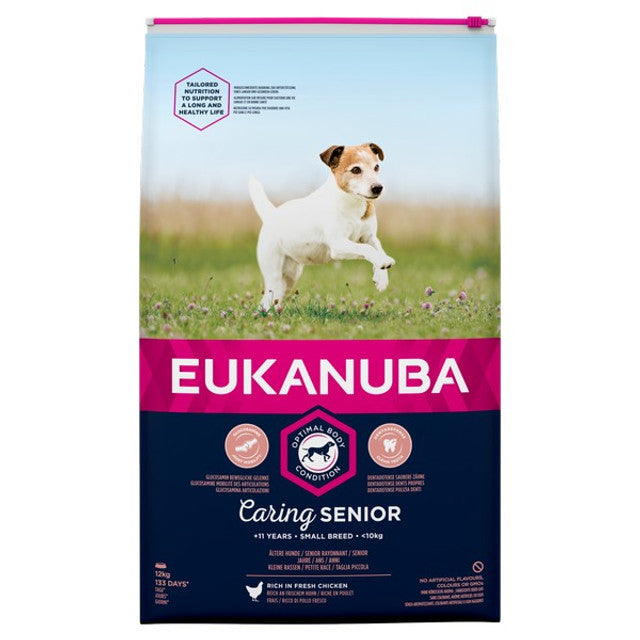 Eukanuba Caring Senior Small Breed Chicken 12kg