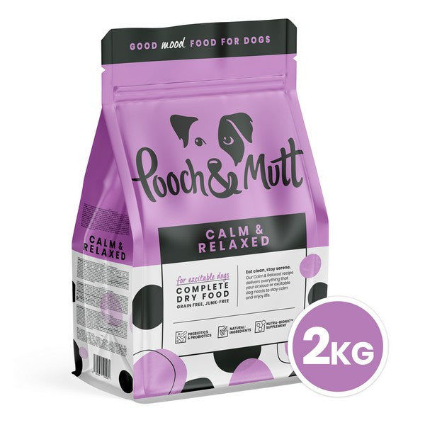 Pooch & Mutt Calm & Relaxed Dog Food 2kg Premium Stress-Relief Formula for Dogs