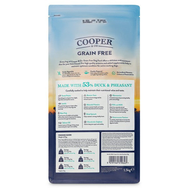 Cooper & Co Active Duck with Pheasant and Spinach 10kg