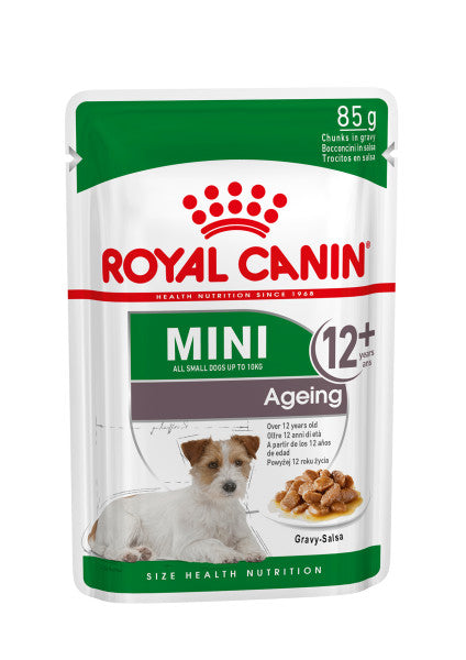 Royal Canin Mini Ageing 12+ Senior in Gravy Wet Dog Food