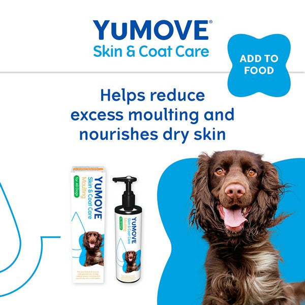 YuMOVE Skin & Coat Care Dog Supplement 500ml Moulting Support for Adult Dogs