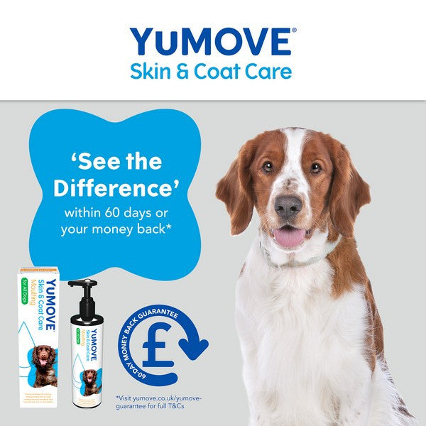 YuMOVE Skin & Coat Care Dog Supplement 500ml Moulting Support for Adult Dogs