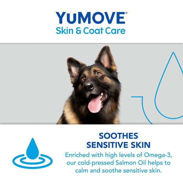 YuMOVE Skin & Coat Care Dog Supplement for Itching Relief Adult Dogs 500ml