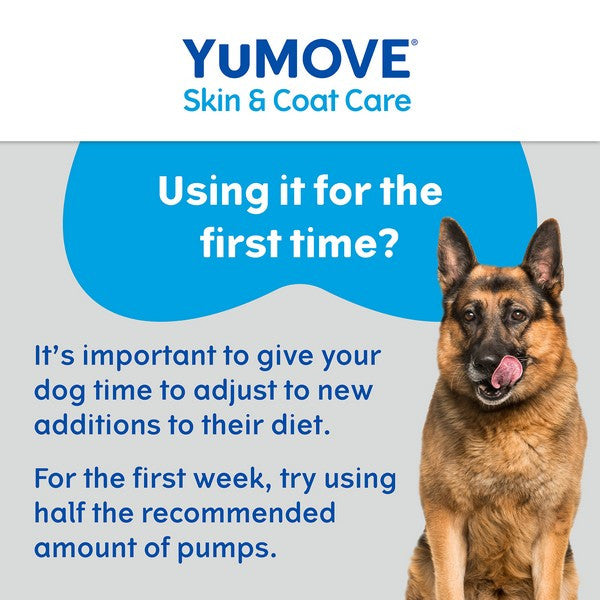 YuMOVE Skin & Coat Care Dog Supplement for Itching Relief Adult Dogs 500ml