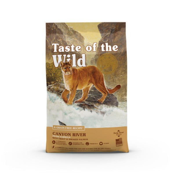 Taste of the Wild Grain-Free Dry Cat Food All Life Stages Canyon River Flavor 6.6kg