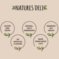 Load image into Gallery viewer, Natures Deli Triple Flavour Kebab 100g
