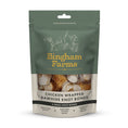 Load image into Gallery viewer, Bingham Farms Chicken Wrapped Rawhide Knot Bone Sml 6pk 90g Case of 10
